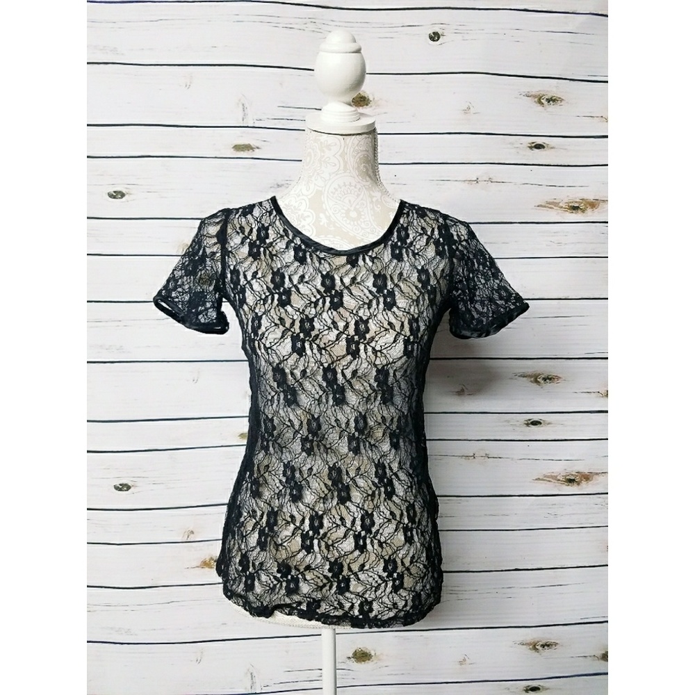 Laced Sheer Top